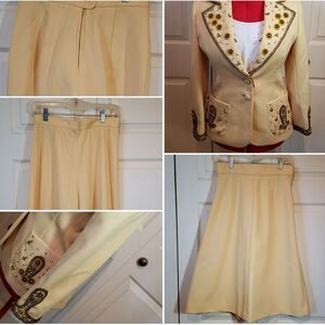 VNTG Paris Lilli Ann 4pc Designer Suit Jacket Set